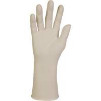 XTRA-PFE Exam Gloves, Large, Latex, 10-mil, Powder-Free, White, Class 2 Les Distributions ICE