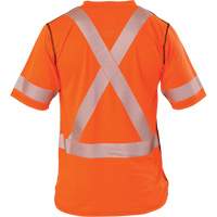 Polartec&reg; Power Grid&reg; High Visibility Short Sleeved T-Shirt, Polyester, Small, Orange Les Distributions ICE