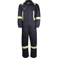 Westex UltraSoft&reg; Deluxe Coveralls with Reflective Material, Size 36, Navy Blue, 8.7 cal/cm² Les Distributions ICE