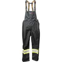 Pantalons &agrave; bavette ignifug&eacute;s Journeyman, Petit, Noir Les Distributions ICE