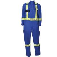 Combinaisons ignifuges &agrave; bandes Firewall FR, Taille T-petit, Bleu royal Les Distributions ICE