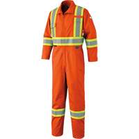 7705 Combinaison haute visibilit&eacute; FR-Tech, Taille 36, Orange Les Distributions ICE