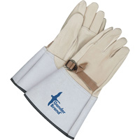 Welding Gloves, Grain Horsehide, Size Small Les Distributions ICE
