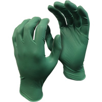 5559PF Green Monkey Gloves, Small, Nitrile, 4-mil, Powder-Free, Green Les Distributions ICE