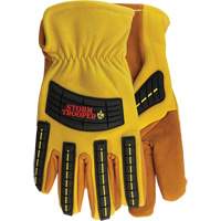 5782 Storm Trooper Gloves, Large, Cowhide Palm, Slip-On Cuff Les Distributions ICE