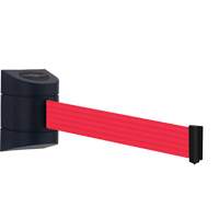 TensaBarrier&reg; Wall Mounted Unit, Plastic, Screw Mount, 30', Red Tape Les Distributions ICE