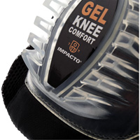All-Terrain Knee Pads, Hook and Loop Style, Plastic Caps, Gel Pads Les Distributions ICE