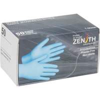 Gants jetables en paquets pour distributeur, Moyen, Nitrile, 4,5 mils, Sans poudre, Bleu Les Distributions ICE