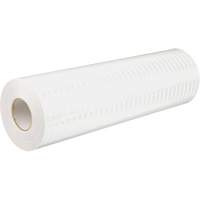 Feuille de rev&ecirc;tement de barricade prismatique de qualit&eacute; &agrave; haute intensit&eacute;, 2" la x 150' lo, 19 mils, Blanc Les Distributions ICE