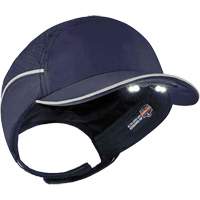 Skullerz&reg; 8965 Lightweight Bump Cap Hat with LED Lighting, Navy Blue Les Distributions ICE