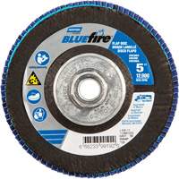 BlueFire&reg; Flap Disc, 5" x 5/8"-11, Type 29, 80 Grit, Zirconia Alumina Les Distributions ICE