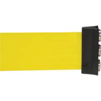 Magnetic Tape Cassette for Build-Your-Own Crowd Control Barrier, 12', Yellow Tape Les Distributions ICE