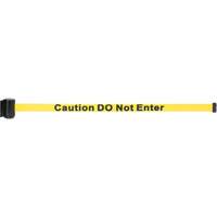 Magnetic Tape Cassette for Build-Your-Own Crowd Control Barrier, Caution Do Not Enter, 7', Yellow Tape Les Distributions ICE