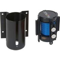Wall Mount Barrier with Magnetic Tape, Steel, Screw Mount, 7', Blue Tape Les Distributions ICE