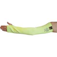 Cut Resistant Sleeve with Thumbhole, Taeki 5, 22", ASTM ANSI Level A4/EN 388 Level 5, High Visibility Yellow Les Distributions ICE