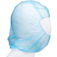Disposable Hood, Polypropylene, Blue Les Distributions ICE