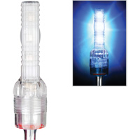 Tiges de s&eacute;curit&eacute; avec lumi&egrave;re DEL tr&egrave;s visibles Safety Whip Les Distributions ICE