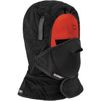 N-Ferno&reg; 3-Layer Winter Hard Hat Liner with Mouthpiece, Fleece Lining, One Size, Black Les Distributions ICE