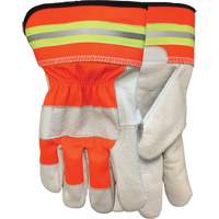 Gants d'ajusteur Flashback, Grand, Paume en Cuir fleur de buffle Les Distributions ICE