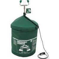 Douche oculaire d'urgence portative en mat&eacute;riau tremp&eacute;, Pressuris&eacute;, Capacit&eacute; 15 gal., Conformit&eacute; ANSI Z358.1 Les Distributions ICE