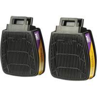 Secure Click Respirator Cartridge & Filter, Combination Gas/Vapour Cartridge and Particulate Filter, Organic Vapour/Acid Gas/P100 Les Distributions ICE