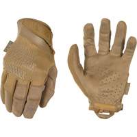 Coyote Tactical Shooting Gloves, Synthetic Palm, Size Small/8 Les Distributions ICE