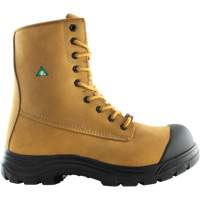 Storm Work Boots, Leather, Steel Toe, Size 8-1/2, Impermeable Les Distributions ICE