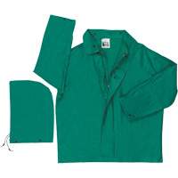 Imperm&eacute;able avec limite dinflammabilit&eacute; Dominator, Polyester/PVC, Grand, Vert Les Distributions ICE