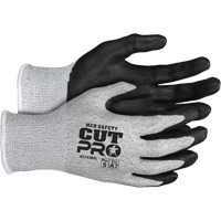 Safety Cut Pro Cut Resistant Gloves, Size Large, 13 Gauge, Bi-Polymer Coated, HPPE Shell, ASTM ANSI Level A7 Les Distributions ICE