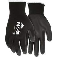 Coated Gloves, Large, Polyurethane Coating, 13 Gauge, Polyester Shell Les Distributions ICE