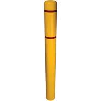 Couvre-bollard, 6" dia. x 52" l, Jaune Les Distributions ICE