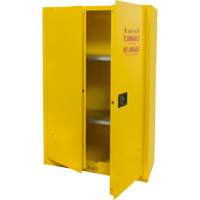Armoire pour produits inflammables, 45 gal., 2 Porte(s), 43" La x 65" h x 18" p Les Distributions ICE
