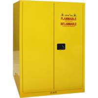 Flammable Storage Cabinet, 90 Gal., 2 Door, 43" W x 66" H x 34" D Les Distributions ICE