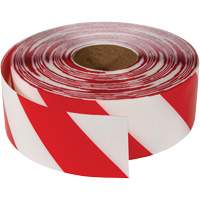 Ruban de marquage tr&egrave;s r&eacute;sistant pour plancher ArmorStripe, 3" x 100', PVC, Rouge et blanc Les Distributions ICE