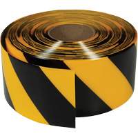 Ruban de marquage tr&egrave;s r&eacute;sistant pour plancher ArmorStripe, 4" x 100', PVC, Noir et jaune Les Distributions ICE
