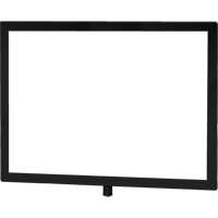 Heavy-Duty Horizontal Sign Holder for Classic Posts, Black Les Distributions ICE