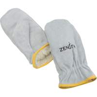 Mitaines dhiver en grain fendu doubl&eacute;es de boa, Taille Taille unique, Mitaine Les Distributions ICE