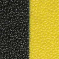 Tapis antifatigue Airsoft, Rugueux, 3' x 5' x 3/8", Noir/Jaune, &eacute;ponge en PVC Les Distributions ICE