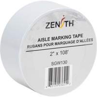 Ruban pour marquage d'all&eacute;es, 2" x 108', PVC, Blanc Les Distributions ICE
