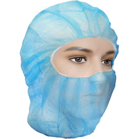 Cagoules de protection Care, Polypropyl&egrave;ne, Bleu Les Distributions ICE