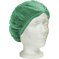 Bonnet bouffant pliss&eacute; Ronco Care, Polypropyl&egrave;ne, 21", Vert Les Distributions ICE