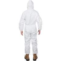 Premium Hooded Coveralls, Small, White, Microporous Les Distributions ICE