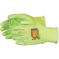 Composite Filament Fiber Cut-Resistant Hi-Viz Glove, Size 5, 18 Gauge, Foam Nitrile Coated, TenActiv Shell, ANSI/ISEA 105 Level 4 Les Distributions ICE