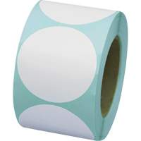 Coloured Marking Dots, Circle, 3" L x 3" W, White, Vinyl Les Distributions ICE