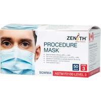 Disposable Procedure Face Masks, ASTM F2100 Level 3, Class 1 Les Distributions ICE
