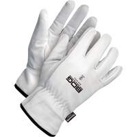 Classic Puncture Resistant Driver Gloves, Large, Grain Goatskin Palm, Thinsulate Inner Lining Les Distributions ICE