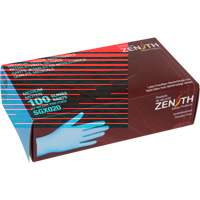 Gants tactiles jetables de calibre m&eacute;dical, Petit, Nitrile/vinyle, 4,5 mils, Sans poudre, Bleu, Classe 2 Les Distributions ICE