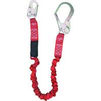 Longe amortisseuse interne ShockSorb, 6', Point d'ancrage &agrave; Crochet d'armature, Crochet mousqueton aux jambes, Polyester Les Distributions ICE