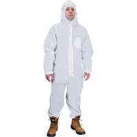 Hooded Coveralls, Medium, White, SMS Les Distributions ICE
