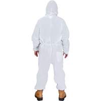 Hooded Coveralls, Medium, White, SMS Les Distributions ICE